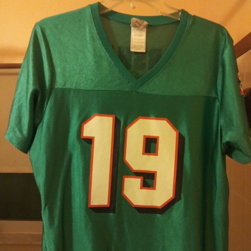 Dolphin's Football Team-#19-MARSHALL-Jersey-XL-NFL TEAM APPAREL-Turquoise